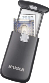 Kaiser Taschenlupe mit LED-Beleuchtung schwarz