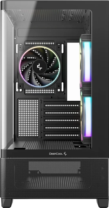 DeepCool CG380U 3F, schwarz, Glasfenster