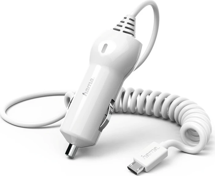 Hama Kfz-Ladegerät Micro-USB 1.2A weiß