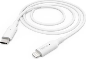 Hama Ladekabel USB-C/Lightning 1m weiß