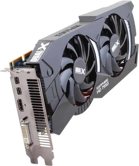 Sapphire Radeon HD 7950 Dual Fan, 3GB GDDR5, DVI, HDMI, 2x mDP, full retail