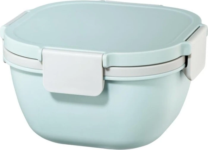 Xavax Salatbox To Go Aufbewahrungsbehälter 1.4l pastellblau