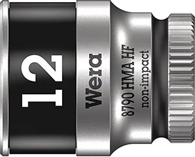 Wera 8790 HMA HF Zyklop Außensechskant Steckschlüssel 1/4", 12x23mm