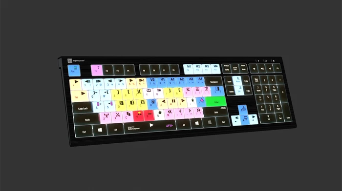 LogicKeyboard Astra 2 Avid Media Composer PC, USB, FR