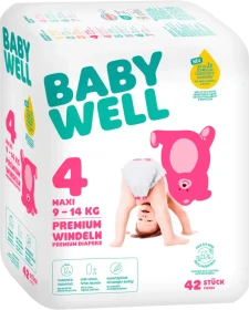 Babywell Premium Gr.4 Einwegwindel, 7-18kg, 42 Stück