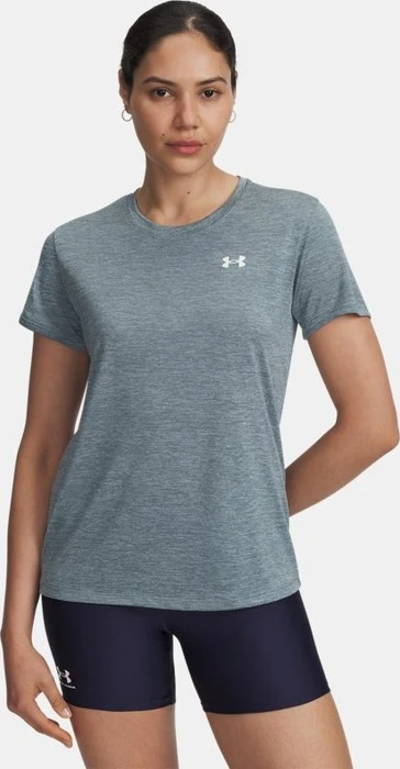 Under Armour Tech Twist Funktionsshirt kurzarm jasper blue/white (Damen)