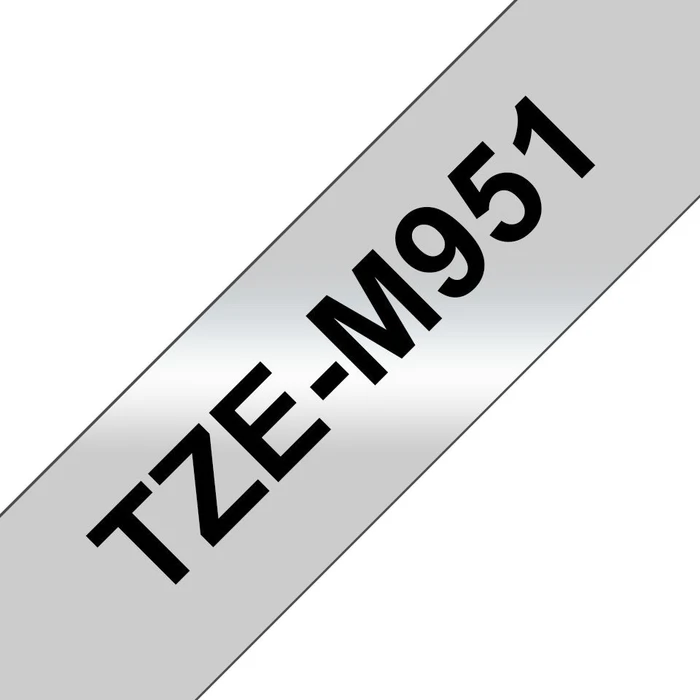 Brother TZe-M951 Beschriftungsband, 24mm, schwarz/silber