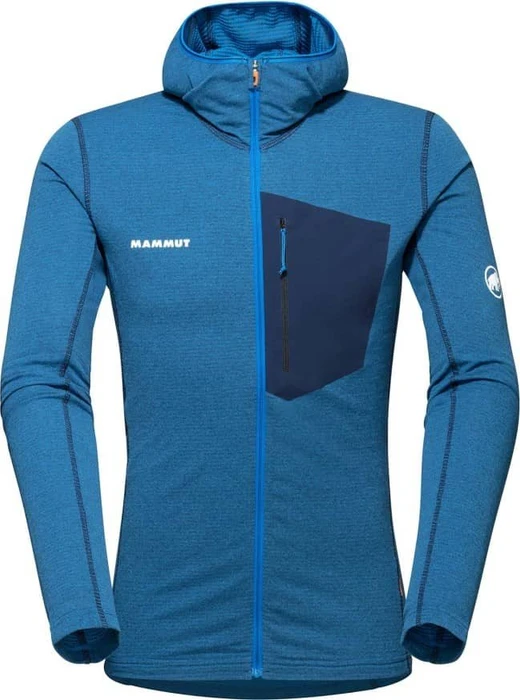 Mammut Aenergy Light ML Hooded Funktionsjacke ice/marine (Herren)