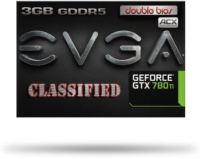 EVGA GeForce GTX 780 Ti Dual Classified ACX Cooler, 3GB GDDR5, 2x DVI, HDMI, DP