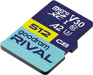 goodram RIVAL M2AA R170/W120 512GB Kit, UHS-I U3, A2, Class 10