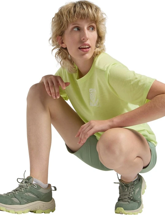 Jack Wolfskin Hiking Alpine Shorts Hose kurz eucalyptus (Damen)
