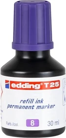edding T25 Permanentmarker Tintenflasche violett, 30ml