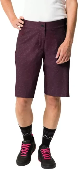 Vaude Ledro Print Shorts Fahrradhose kurz cassis (Damen)