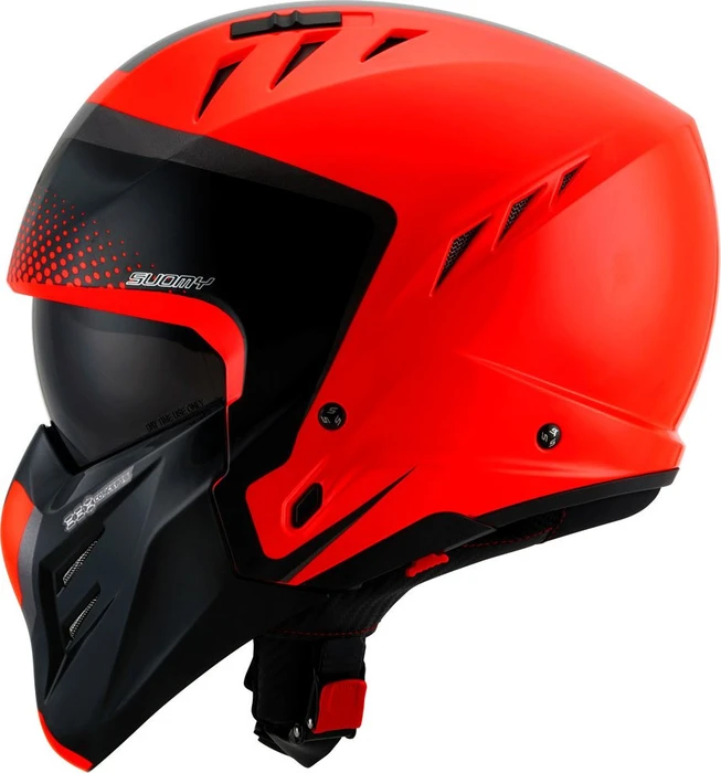Suomy Armor Crew matt schwarz/orange