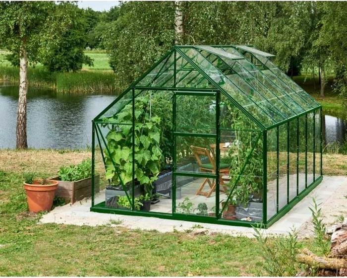 Halls Universal 128 Glas 3mm Gewächshaus