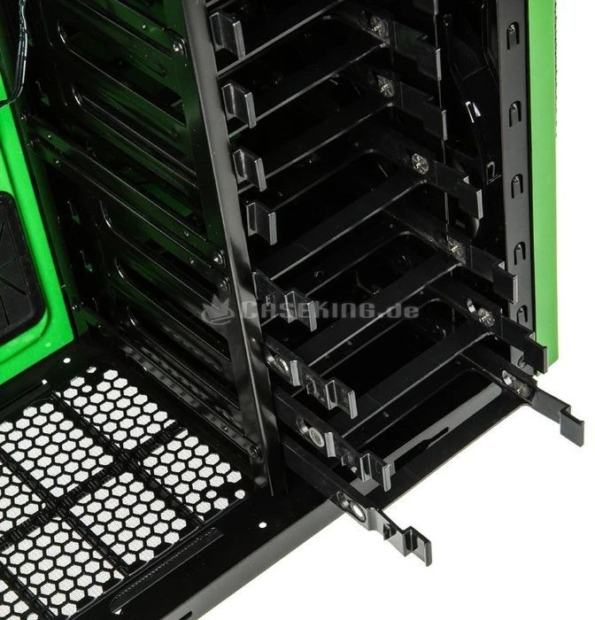 AeroCool XPredator X3 GB Edition grün/schwarz, Acrylfenster