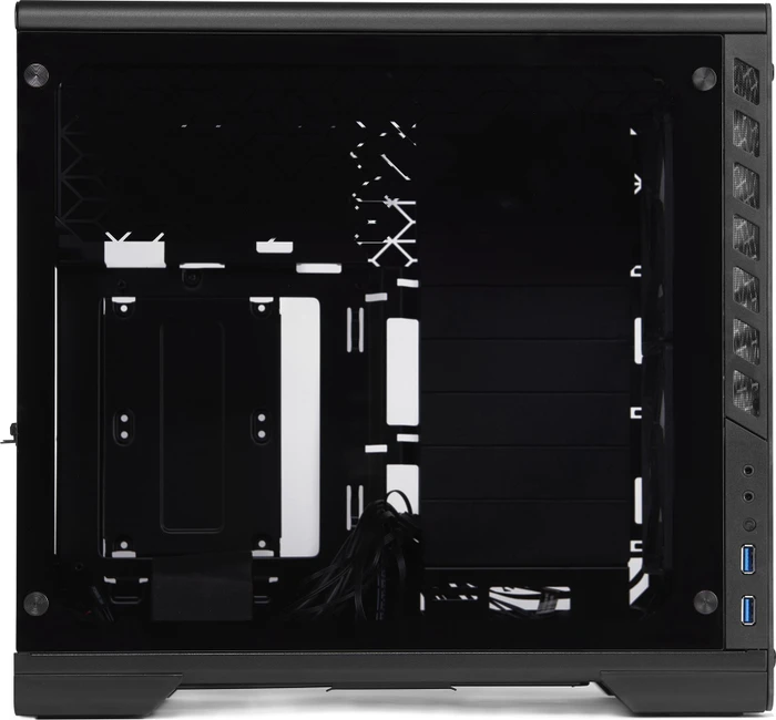 MetallicGear / MagniumGear Neo G Mini schwarz, Glasfenster, Mini-ITX