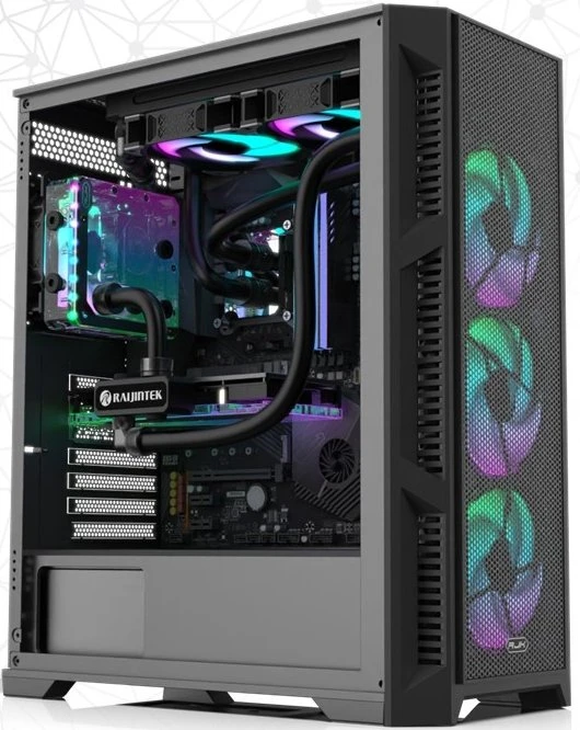 Raijintek Arcadia III, Glasfenster