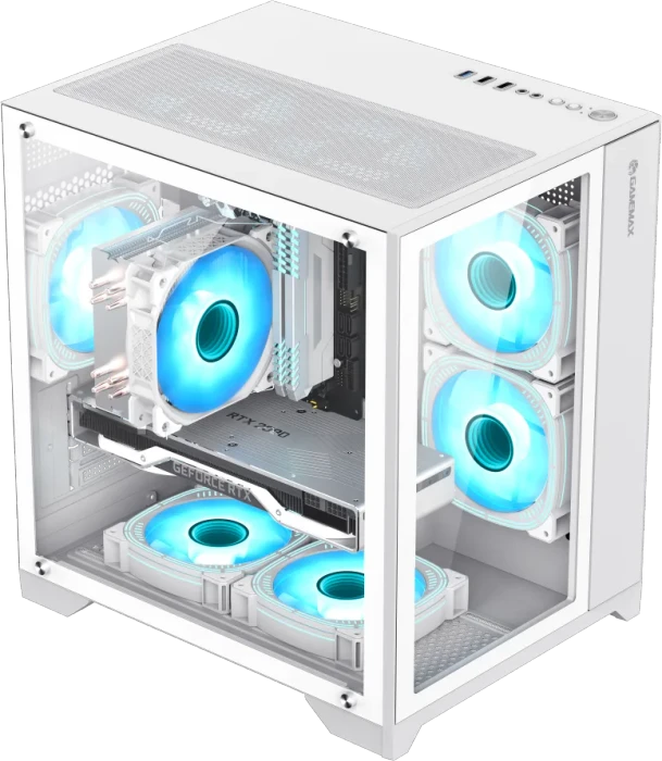 GameMax Infinity Mini WH, Glasfenster