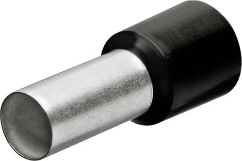 Knipex Aderendhülsen mit Kunststoffkragen 1.5mm² schwarz 200 Stück