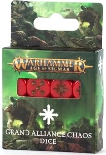 Games Workshop Warhammer Age of Sigmar Würfelset: Grand Alliance Chaos