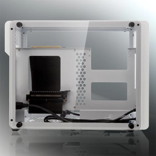 Raijintek Ophion Evo, weiß, Glasfenster, Mini-ITX