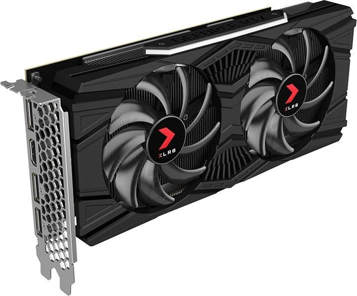 PNY GeForce RTX 2060 SUPER XLR8 Gaming OC Dual Fan, 8GB GDDR6, HDMI, 3x DP
