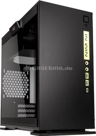 In Win 301C, schwarz, Glasfenster