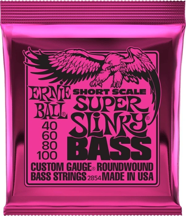 Ernie Ball Nickel Wound Bass Super Slinky Short Scale