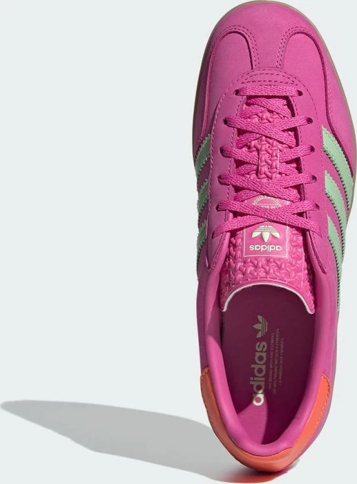 adidas Gazelle Indoor semi lucid fuchsia/semi green spark/signal coral (Damen)