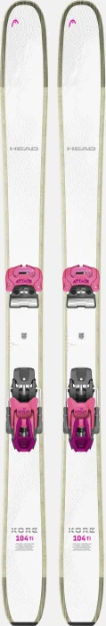 Head KORE 104 Ti Freeride + Attack 14 GW (inkl. Bindung) (Damen) (Modell 2025/2026)
