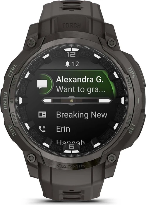 Garmin Instinct Crossover AMOLED charcoal