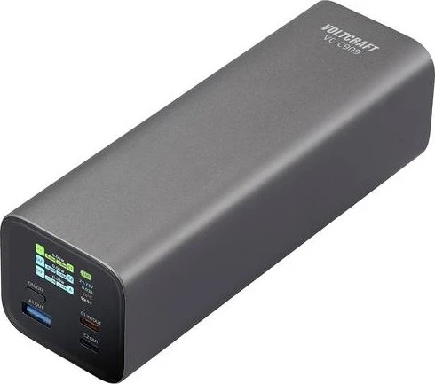 Voltcraft VC-C909 Powerbank 27000mAh schwarz/silber