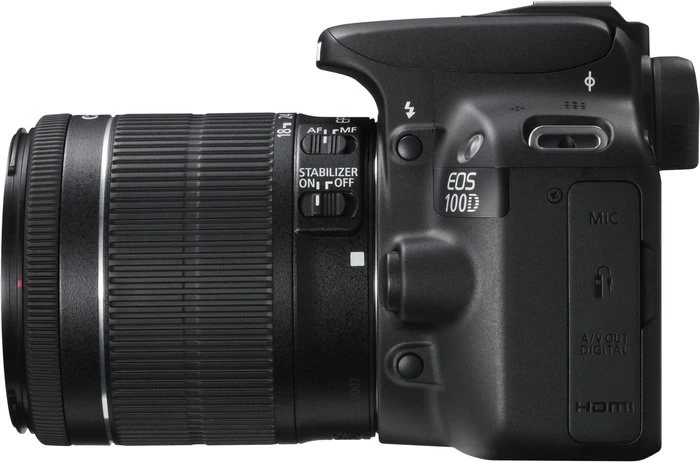 Canon EOS 100D schwarz mit Objektiv Fremdhersteller