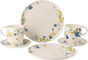 Rosenthal Brillance Bone China Fleurs des Alpes Kombiservice, 6-tlg.