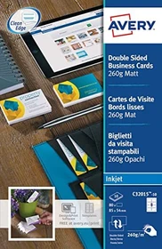 Avery-Zweckform Premium Visitenkarten, 260g, 10 Blatt