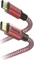 Hama Ladekabel Reflective USB-C/USB-C 1.5m Nylon rot Vorschaubild