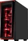 SilverStone Redline Series RL06 GP schwarz/rot, Glasfenster, Lüfter LED rot Vorschaubild