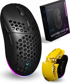 Nyfter NYF 22 Wireless Gaming Mouse Black/Yellow, USB