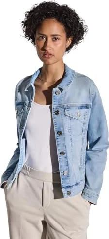 Street One Bleached-Look Jeansjacke ultra bleached wash (Damen)