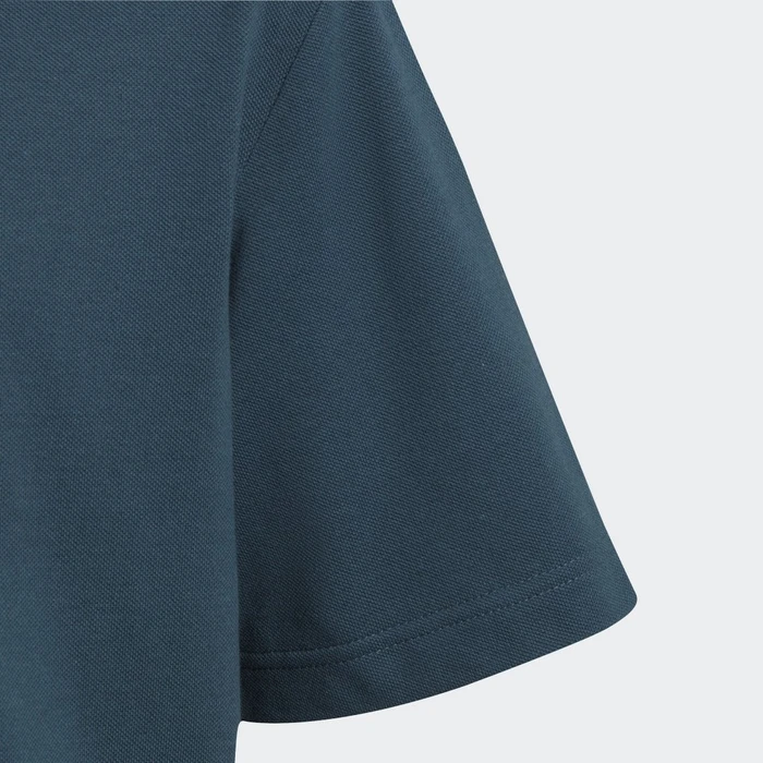 adidas Future Icons Logo Piqué T-Shirt kurzarm arctic night/white (Junior)