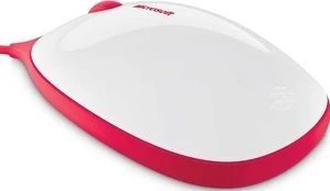 Microsoft Express Mouse rot/weiß, USB