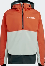 adidas Terrex 2-Layer Rain.RDY Snow Anorak semi impact orange/shadow green/linen green (Herren)