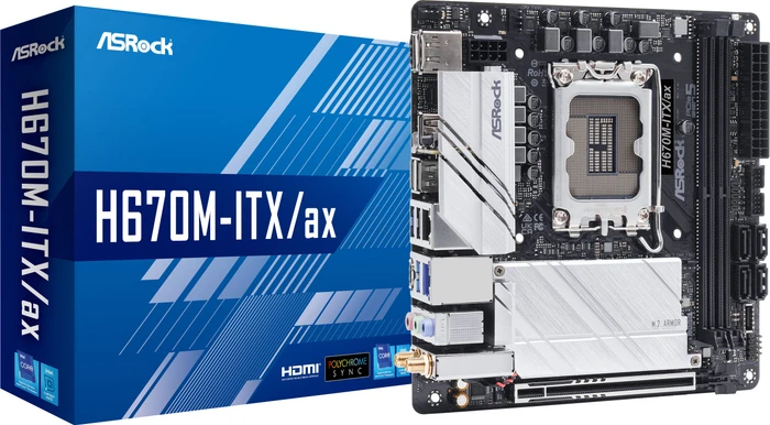 ASRock H670M-ITX/ax (Intel 1700)