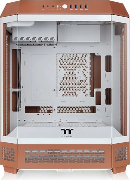 Thermaltake The Tower 600 Mocha Mousse, braun, Glasfenster