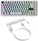 Attack Shark X82PRO HE Magnetic 75% inkl. Spiralkabel, Comic, LEDs RGB, Outemu White Jade Magnetic, USB/Bluetooth, US Vorschaubild