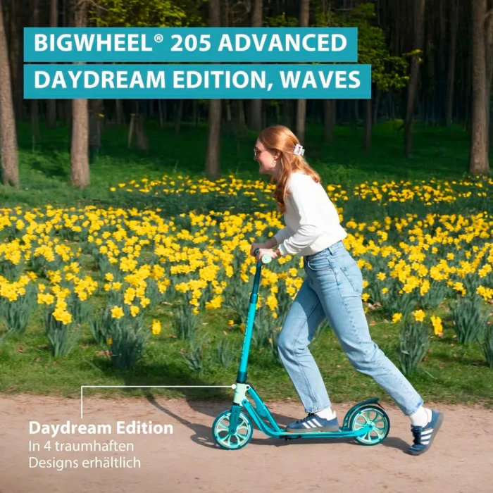 Hudora Big Wheel 205 Advanced Daydream Edition Scooter waves