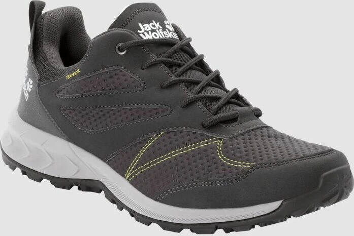 Jack Wolfskin Woodland Texapore Low dark grey/lime (Herren)
