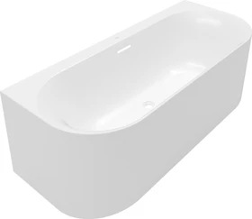 Villeroy & Boch Loop&Friends Oval Vorwand-Badewanne 180x80cm, stone white