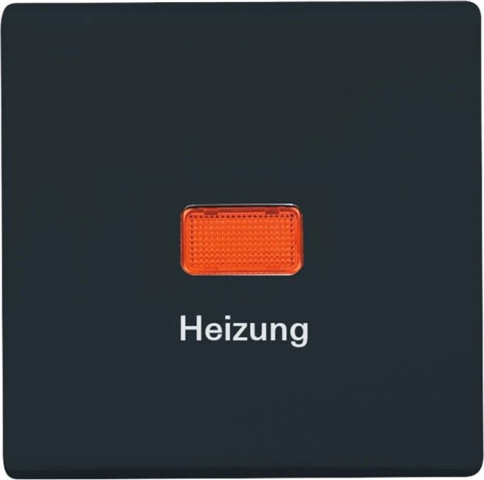 Busch-Jaeger Allwetter 44 Wippe mit Aufdruck "Heizung", anthrazit